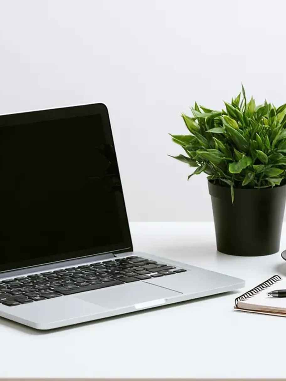 A tidy desk representing the plain, documented way Cashera operates
